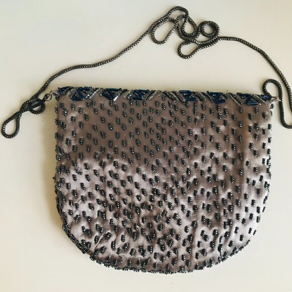 Le Regale Vintage Beaded shoulder bag Evening Purse - Picture 6 of 6